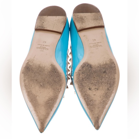 Valentino Rockstud Studded Flats 40/9 - Picture 5 of 5